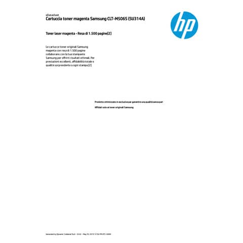 Toner CLT-M506S Samsung magenta  SU314A